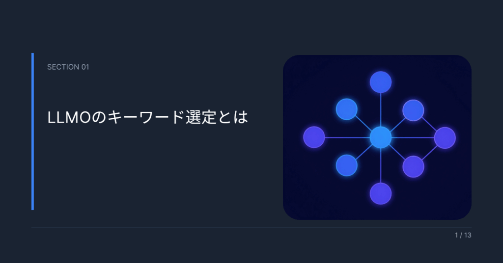 LLMOのキーワード選定とは